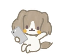 Dog is moka sticker #10452372