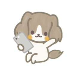 Dog is moka sticker #10452372