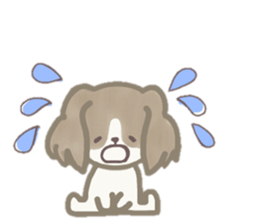 Dog is moka sticker #10452374