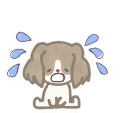 Dog is moka sticker #10452374