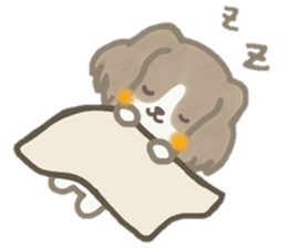 Dog is moka sticker #10452375