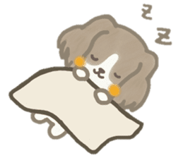 Dog is moka sticker #10452375