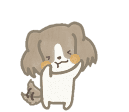 Dog is moka sticker #10452376