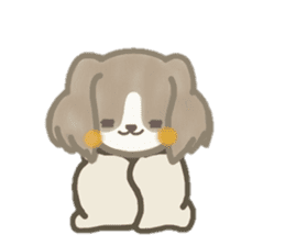 Dog is moka sticker #10452378