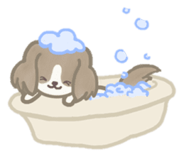 Dog is moka sticker #10452379