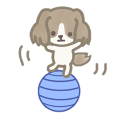 Dog is moka sticker #10452380