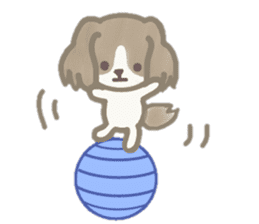 Dog is moka sticker #10452380