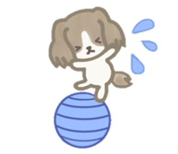 Dog is moka sticker #10452381