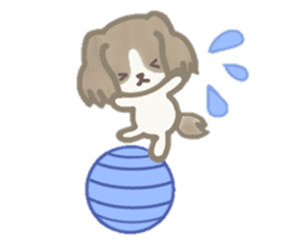 Dog is moka sticker #10452381