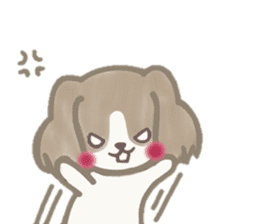 Dog is moka sticker #10452382