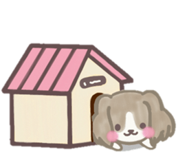 Dog is moka sticker #10452387