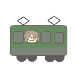 Dog is moka sticker #10452389