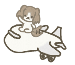 Dog is moka sticker #10452390