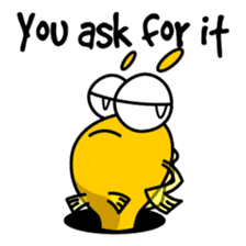 U MAN?(What a day!) sticker #10452447