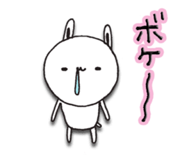 The rabbit which spring likes sticker #10452563