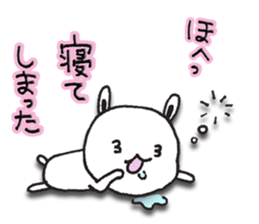 The rabbit which spring likes sticker #10452572