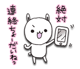 The rabbit which spring likes sticker #10452575