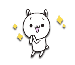 The rabbit which spring likes sticker #10452585