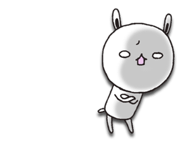 The rabbit which spring likes sticker #10452589