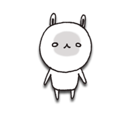 The rabbit which spring likes sticker #10452590