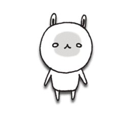 The rabbit which spring likes sticker #10452590