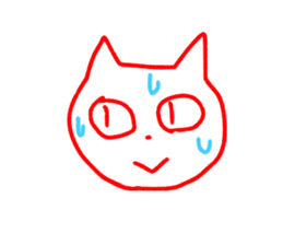 Cat sticker speaking Yamaguchi valve sticker #10452872