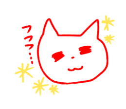 Cat sticker speaking Yamaguchi valve sticker #10452884