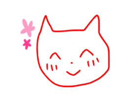 Cat sticker speaking Yamaguchi valve sticker #10452899