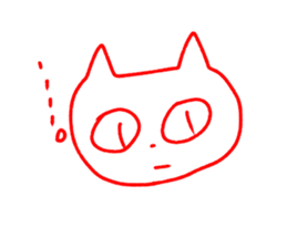 Cat sticker speaking Yamaguchi valve sticker #10452909