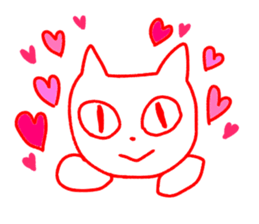 Cat sticker speaking Yamaguchi valve sticker #10452911