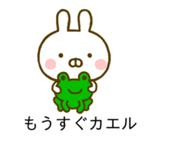 Rabbit Usahina Gag Balloon sticker #10453086