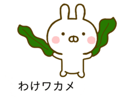 Rabbit Usahina Gag Balloon sticker #10453089