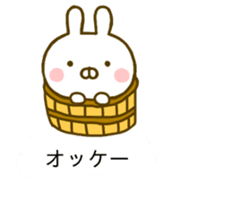 Rabbit Usahina Gag Balloon sticker #10453096