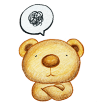 Dreamy bear sticker #10453379