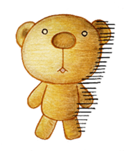 Dreamy bear sticker #10453381