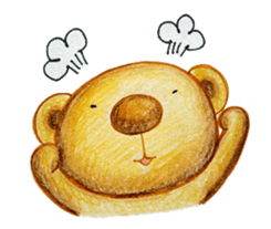Dreamy bear sticker #10453384