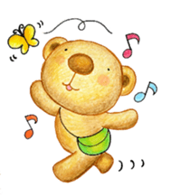Dreamy bear sticker #10453387