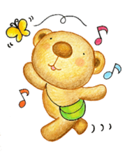 Dreamy bear sticker #10453387