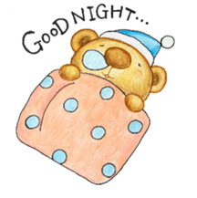 Dreamy bear sticker #10453389