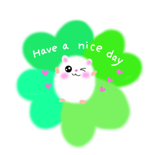 lovey dovey hamster ! sticker #10453394