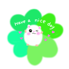 lovey dovey hamster ! sticker #10453394