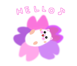 lovey dovey hamster ! sticker #10453400