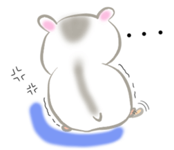 lovey dovey hamster ! sticker #10453401