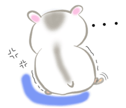 lovey dovey hamster ! sticker #10453401