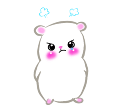 lovey dovey hamster ! sticker #10453402