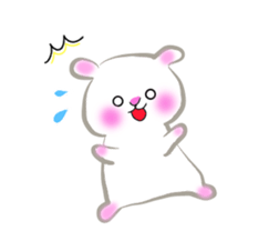 lovey dovey hamster ! sticker #10453406