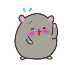lovey dovey hamster ! sticker #10453416