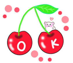 lovey dovey hamster ! sticker #10453417