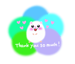 lovey dovey hamster ! sticker #10453424