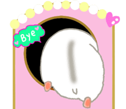 lovey dovey hamster ! sticker #10453428